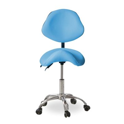 JAVPTAV Saddle Rolling Ergonomic Swivel Stool Chair, Professional Office Chair Saddle Stool with Heavy Duty Metal Base, Studio Hydraulic Rolling Stool