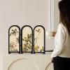 ADFLTFC Folding Screen - 3 Panel Divider Mini Folding Screen for Modern and Contemporary Home, Office, Dorm(B,24 * 20cm) view 1