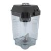 48oz Blender Container with Stainless Steel Blades Assembly - Food Grade Blender Pitcher with Top Cover for Touch and Go - White view 1