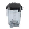48oz Blender Container with Stainless Steel Blades Assembly - Food Grade Blender Pitcher with Top Cover for Touch and Go - White view 4
