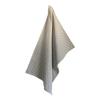 Solwang 100% Organic Cotton Kitchen Tea Towel, 28 x 20 inches Danish Design | Made in India (Black/Nature Dobby Organic) view 2