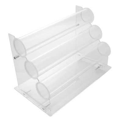 Holibanna Three-tier Acrylic Jewelry Display Stand for Bracelets and Headbands Transparent Organizer for Home Decor and Jewelry Shop Storage Easy to Assemble Durable Design