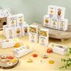 Cinnvoice 25 Set Bulk Employee Appreciation Gift for Social Worker Coworker Office Thank You Small Funny Desk Pets Cute Resin Ornament Party Favor Positive Volunteer Emotional Card Box (Toast) view 4