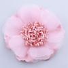 10Pcs 9CM New Tulle Silk Flower with Tissue Stamen for Wedding Headwear Accessories Fabric Flowers for Headbands (10Pcs Multi) view 2