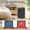 Dehumidifier, 95OZ Dehumidifier for Home 1000 Sq.Ft - Quiet with Auto Shut Off & Relaxing 7 Color Ambient Light,Ideal for Livingroom, Bedroom, Basement(Black) view 4