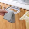 BTSEURY Garbage Bag Holder Rack, Hanging Garbage Bag Rack, Space Saving Long Lasting Use Portable Cabinet Door Trash Bag Holder for Kitchen Bathroom view 3