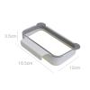 BTSEURY Garbage Bag Holder Rack, Hanging Garbage Bag Rack, Space Saving Long Lasting Use Portable Cabinet Door Trash Bag Holder for Kitchen Bathroom view 4