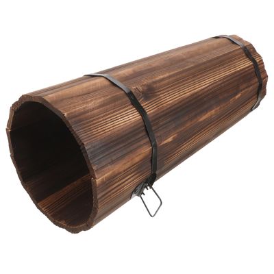 CORHAD Rustic Wooden Umbrella Holder for Walking Sticks and Folding Fans Traditional Japanese Inspired Entryway Storage with Capacity and Space-Saving Design