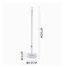 Toilet Brush Single Toilet Brush Aluminum Alloy Toilet Cleaning Brush, All-Round Toilet Cleaning Round Head 360 Rotating Brush Head, Deep Cleaning Toilet. Toilet Brush and Holder Set view 2