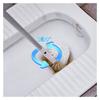 Toilet Brush Single Toilet Brush Aluminum Alloy Toilet Cleaning Brush, All-Round Toilet Cleaning Round Head 360 Rotating Brush Head, Deep Cleaning Toilet. Toilet Brush and Holder Set view 4