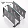 Router Wall Mount Space Aluminum Material Guardrail Design 2.5cm Cable Duct Nail-Free Installation Router Organizer Shelf for Home Office Use(Black,41.5 * 25 * 15.5cm) view 2