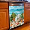 Beach Starfish and Pumpkin Pattern Sweet Home Dishwasher Magnet Door Cover,Refrigerator Magnets Kitchen Decorative,Fridge Magnetic Panel Decal,Sticker for Home Appliance 23W x 26H inchs view 2