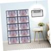 OKUMEYR Thickened Plastic Shoe Storage Box Clamshell Organizer Space-saver for Shoes view 3