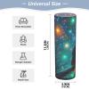 ALAZA Owl Bird Starry Vase for Flowers 3.9" W x 11.8" H Cylinder Vases for Centerpieces Home Office Decor Storage Container view 2