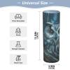 ALAZA Owl Starry Sky Landscape Vase for Flowers 3.9" W x 11.8" H Cylinder Vases for Centerpieces Home Office Decor Storage Container view 2