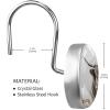 12 Pcs Highland Cow Shower Curtain Hooks, Decorative Shower Curtain Rings for Bathroom, Stainless Steel Rustproof Curtain Rings Hangers for Shower Curtain Rod view 3