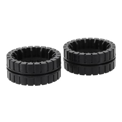 LHAIQQ 2/4Pcs Wheel Tires Compatible with IRobot Compatible with Braava Compatible with Jet M6 (6110, 6012) Non-Slip Replacement Vacuum Cleaner Robot Sweeper Spare Part(2 Pack)