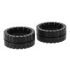 LHAIQQ 2/4Pcs Wheel Tires Compatible with IRobot Compatible with Braava Compatible with Jet M6 (6110, 6012) Non-Slip Replacement Vacuum Cleaner Robot Sweeper Spare Part(2 Pack) view 1