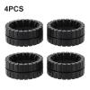 LHAIQQ 2/4Pcs Wheel Tires Compatible with IRobot Compatible with Braava Compatible with Jet M6 (6110, 6012) Non-Slip Replacement Vacuum Cleaner Robot Sweeper Spare Part(2 Pack) view 2