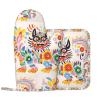 Interesting Creatures Kitchen Gloves and Heat Insulation pad Set, Suitable for Grill Covers and Dinner Plates, Perfect for barbecues and banquets. view 1