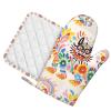 Interesting Creatures Kitchen Gloves and Heat Insulation pad Set, Suitable for Grill Covers and Dinner Plates, Perfect for barbecues and banquets. view 2