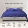Twin Size 4-Piece Sheet Set, 400 Thread Count 100% Pima Cotton, Deep Pocket Sheets, 9-12 Inch Deep Pocket, Twin Size (Solid, Royal Blue) view 3