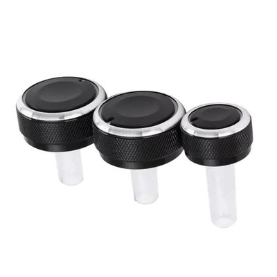 3x HVAC Control Knobs Compatible With A4 1999-2007 Replacement Climate Control Switch
