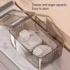 WiFi Router Organizer Box Plastic Material Transparent Viewing Large Holes for Heat Dissipation Router wall Mount Storage Rack for Office and Home(Brown,31.5 * 21.5 * 27.5cm) view 3