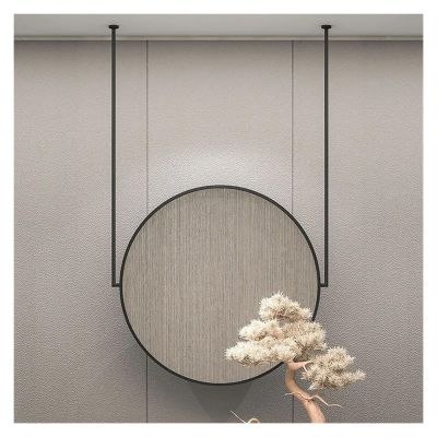 32 Inch Smart Modern Mirror Round Lights Led Hairdressing Bathroom Mirror Backlight Design (Black),Mirrors