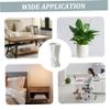 Jeorywoet Flower Vase, Ceramic, Modern Elegant White Vase with Bow Decoration, Scratch-Resistant, Perfect for Dried Flowers and Hydroponics view 4