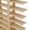 Horizontal Cordless Window Blinds 2 Inch Slats Beige Venetian Blinds for Door Windows,Outside Or Inside Mount Wooden Blind for Windows(W25 xH48) view 3