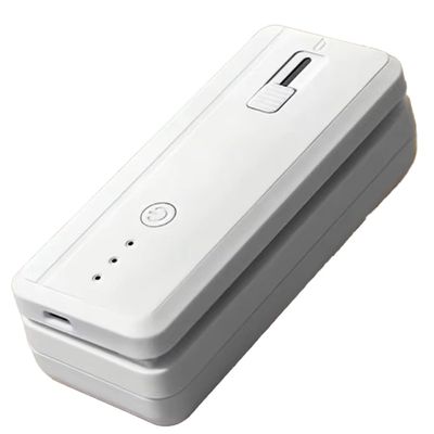 Tassteen 2-in-1 Mini Portable Sealing Machine - USB Rechargeable Food Packaging Tool for Kitchen Use, Compact and Efficient A