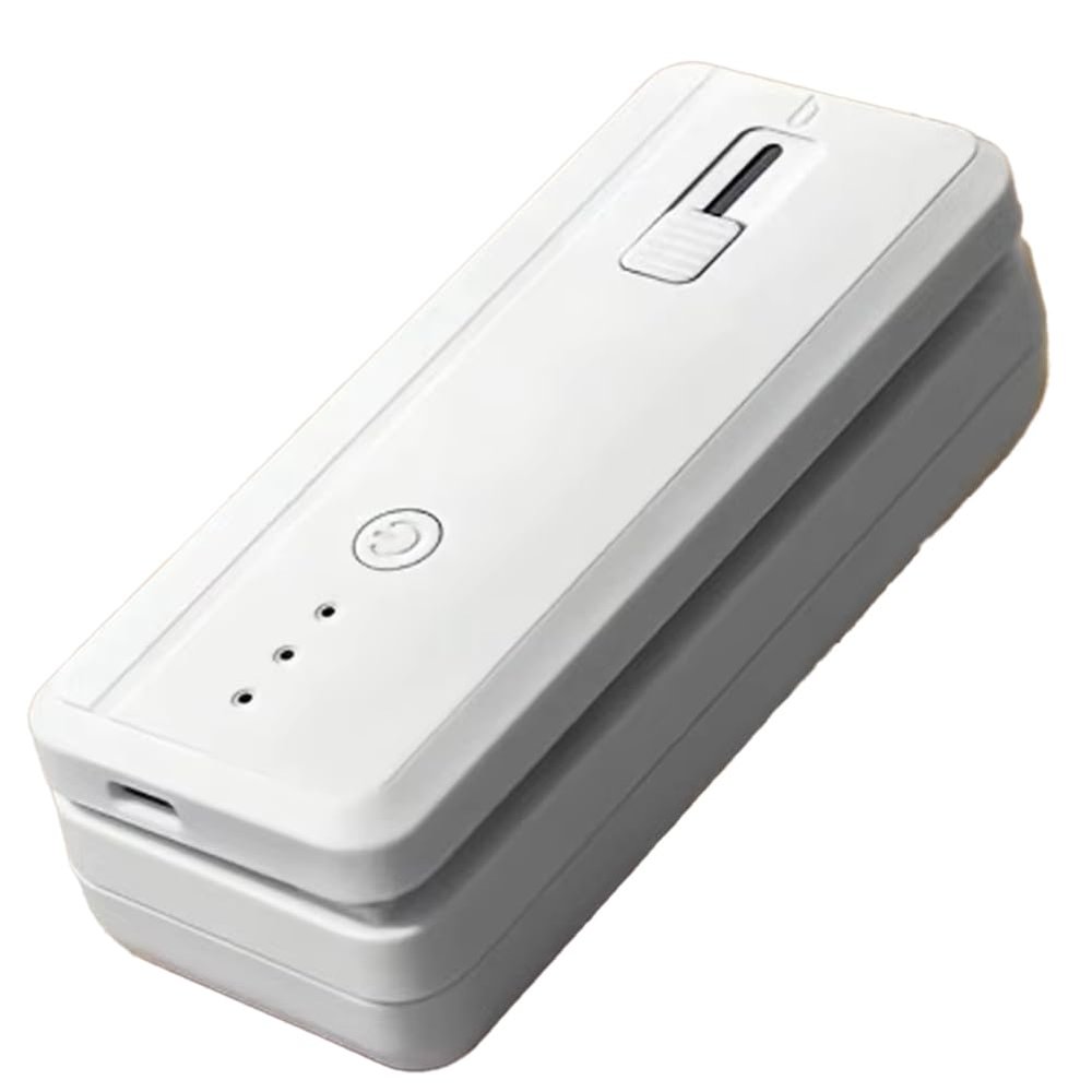 Tassteen 2-in-1 Mini Portable Sealing Machine - USB Rechargeable Food Packaging Tool for Kitchen Use, Compact and Efficient A