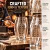 Set of 2 Football Beer Glasses 20oz Jumbo Clear Glass Mugs for Game Day Parties and Tailgates Large Beer Cups for Watching the Big Game Fun Drinking Gift for Men Dads Fans Barware & Home Entertaining view 4