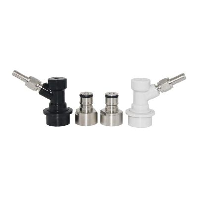 ASDJKL Home Brewing Ball Lock Conversion Kit for Sanke Couplers, Ball Lock Disconnect Set with Swivel Nut, Sankey Coupler Adapter, 5/8 Brewing Accessories
