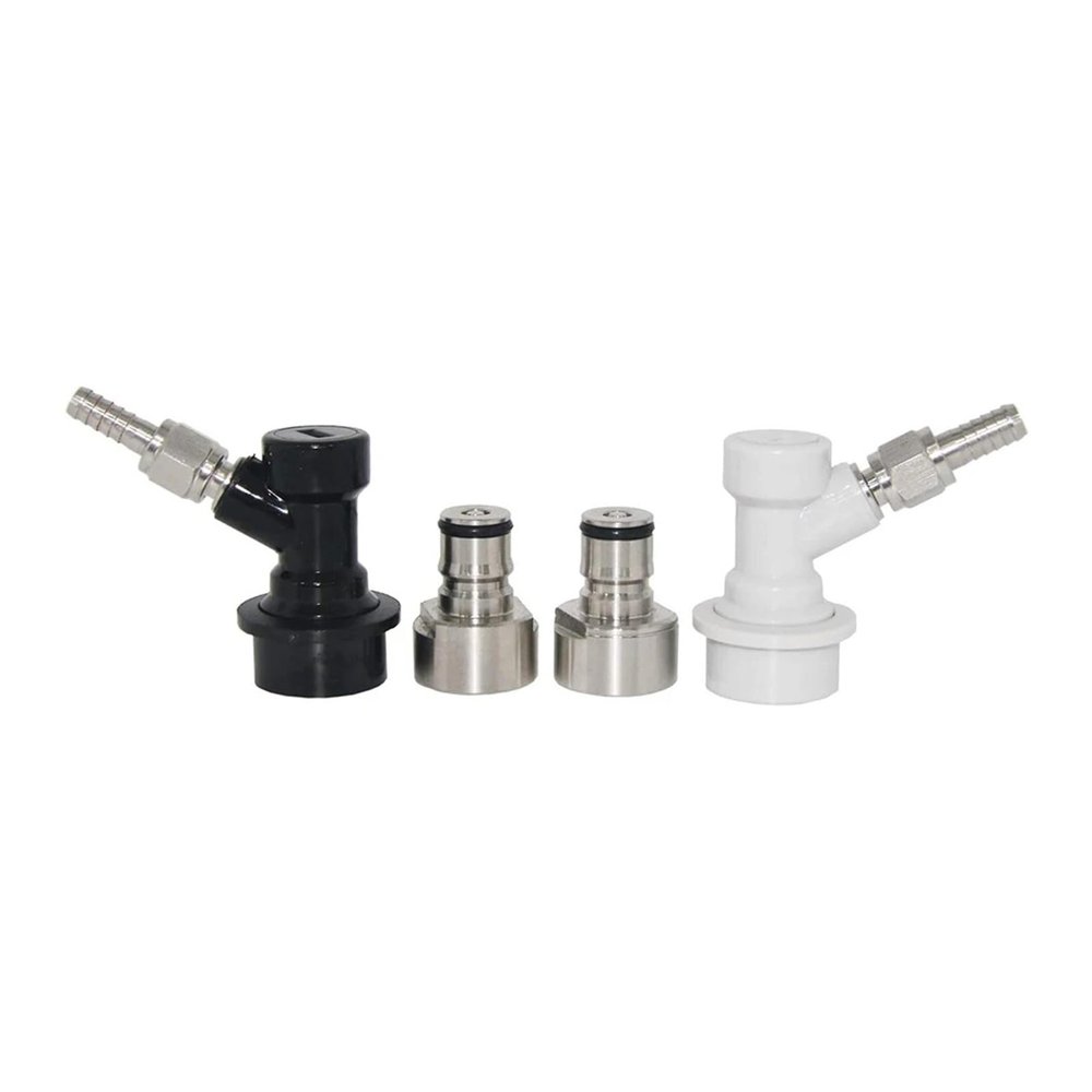 ASDJKL Home Brewing Ball Lock Conversion Kit for Sanke Couplers, Ball Lock Disconnect Set with Swivel Nut, Sankey Coupler Adapter, 5/8 Brewing Accessories