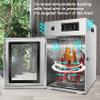 Food Dehydrator Stainless Steel, Food Dryer Machine for Fruit, Meat and Vegetables, with 30-90 Adjustable and 0~24 Hours Digital Time Control, Silver view 4