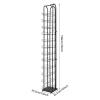 12 Tiers Black Floor Standing Ball Cap Rack and Hat Display Rack - Retail Hat Organizer Stand - 78" H x 10" W x 10D, Hat Organizer Metal Hat Stand for Cap Retail Display Storage Vertically view 4