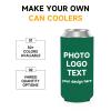 100 Pack Bulk Custom Birthday Slim Can Cooler Personalized Insulated Neoprene Bottle Sleeves, Anniversary Decorations and Birthday Party Favors Gifts for Women & Men view 3