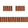 Angoily 25pcs Wooden Towel Tray Natural Napkin Holder for Dining Table Bathroom Vanity and Kitchen Simple Design for Jewelry Cosmetics and Fruit Organization view 1