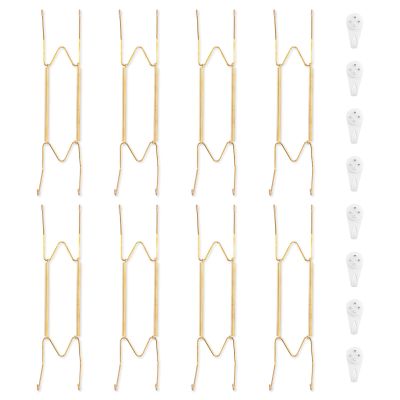 Bilillo 8 Pack Plate Hangers for the Wall, Suitable 10-14 inch Art Plate