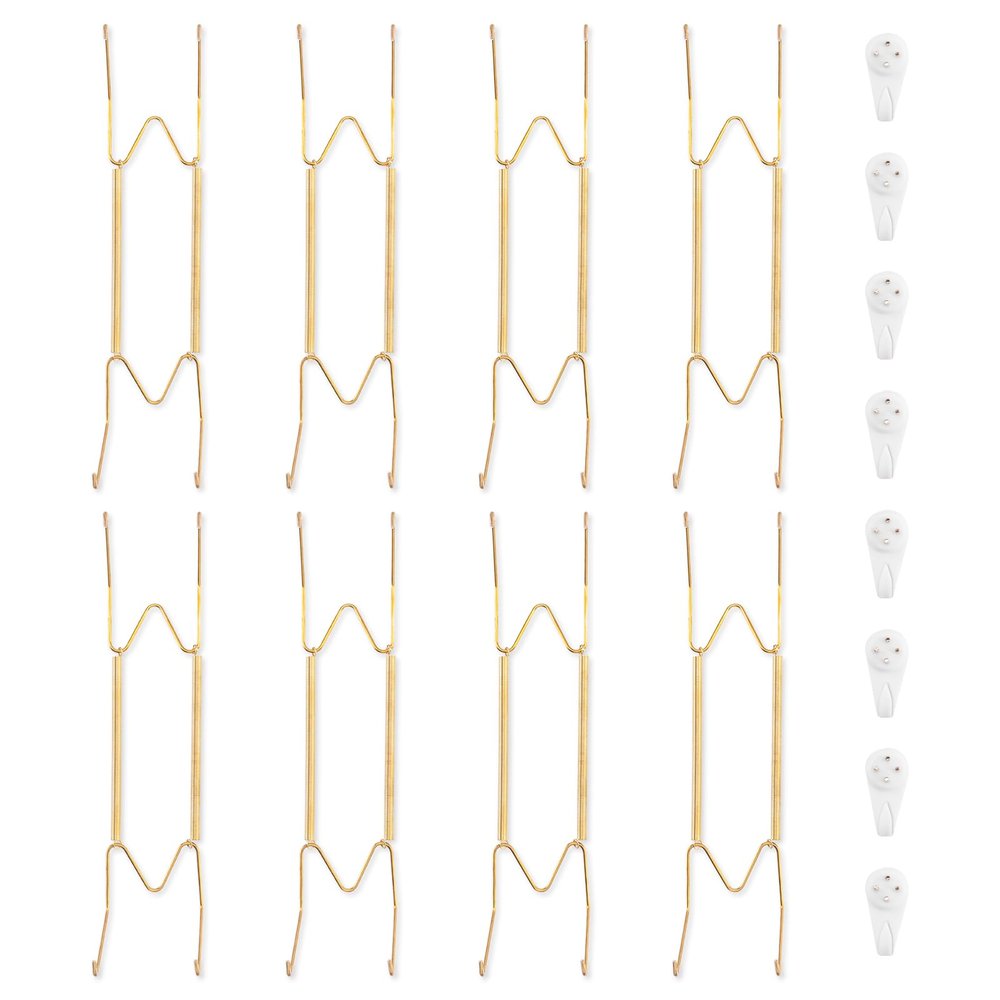 Bilillo 8 Pack Plate Hangers for the Wall, Suitable 10-14 inch Art Plate
