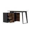 54.3 in. Enigmatic L-Shaped Desk with Surprise Compartments and Quirky Drawers AL94110 view 1