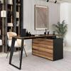 54.3 in. Enigmatic L-Shaped Desk with Surprise Compartments and Quirky Drawers AL94110 view 2