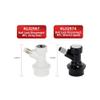 Ball Lock Keg Disconnect Liquid/Gas Connectors 1/4'' and Duotight - FFL X 8mm(5/16) Or 9mm(5/8) Beer Home Brewing(Liquid and 8mm) view 2