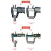 Ball Lock Keg Disconnect Liquid/Gas Connectors 1/4'' and Duotight - FFL X 8mm(5/16) Or 9mm(5/8) Beer Home Brewing(Liquid and 8mm) view 3