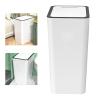 ANGGREK Press Button Trash Can 15L Capacity Plastic Garbage Bin, Modern with Press Sealing Structure Design Suitable for Household Use for Kitchen Bathroom view 2