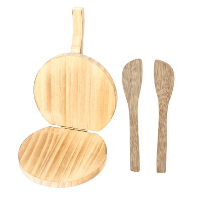 Dough Presser, Wooden Dough Press Tool Dumpling Skin Maker, Wood Tortilla Press Taco Corn Maker Pressing Tool Manual Dumpling Wrapper Home Dumpling Skin Making Moldes Kitchen Tool