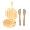Dough Presser, Wooden Dough Press Tool Dumpling Skin Maker, Wood Tortilla Press Taco Corn Maker Pressing Tool Manual Dumpling Wrapper Home Dumpling Skin Making Moldes Kitchen Tool view 1
