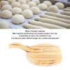 Dough Presser, Wooden Dough Press Tool Dumpling Skin Maker, Wood Tortilla Press Taco Corn Maker Pressing Tool Manual Dumpling Wrapper Home Dumpling Skin Making Moldes Kitchen Tool view 2